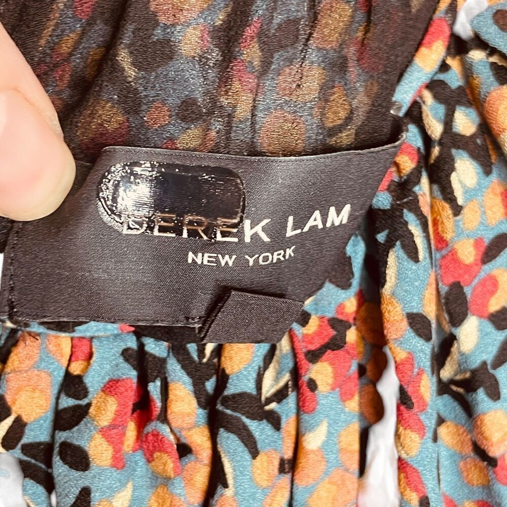 Derek Lam Collective Floral Tie Dress - Picture 5 of 16